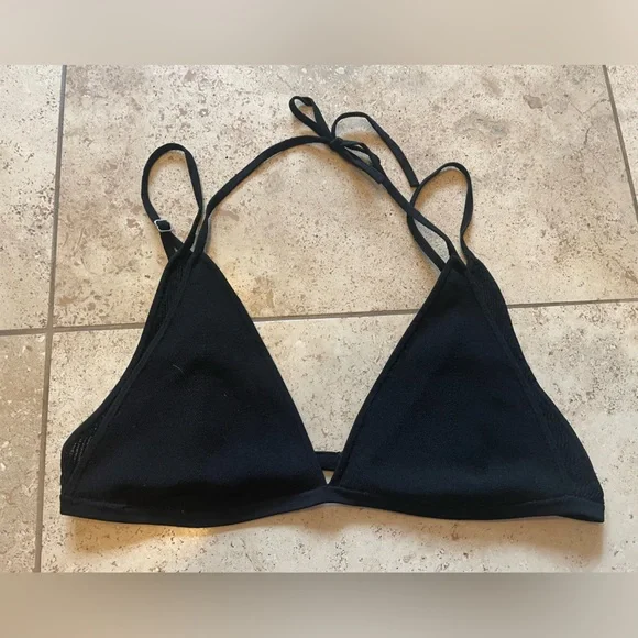 DION LEE Modular Butterfly Mesh black Bra SZ M $390